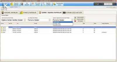 AVAX OGS-HGS SİSTEMİ Otopark ve Site Giriş Çıkış Kontrol Programı