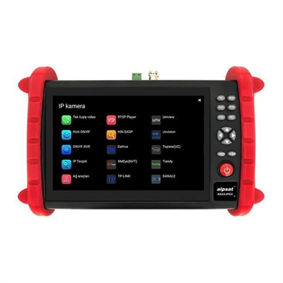 Alpsat IPCX33 7 Ekranlı IPC-ONVIF-AHD-CVI-TVI-HDMI-Analog Girişli Cctv Kamera Test Cihazı