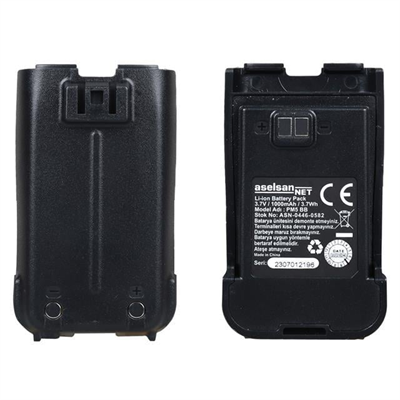Aselsan A446C PM5BB LI-ON 3.7V 1000mAh Yedek Lityum Batarya Pili
