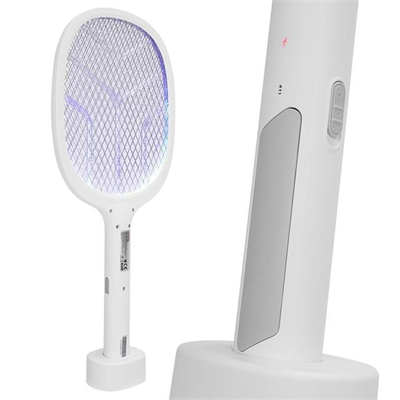 Asonic AS-A25 1200mAh 3000V Çıkış UV Mavi Işıklı Şarjli Masaüstü Raket Sinek Öldürücü