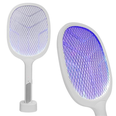 Asonic AS-A25 1200mAh 3000V Çıkış UV Mavi Işıklı Şarjli Masaüstü Raket Sinek Öldürücü