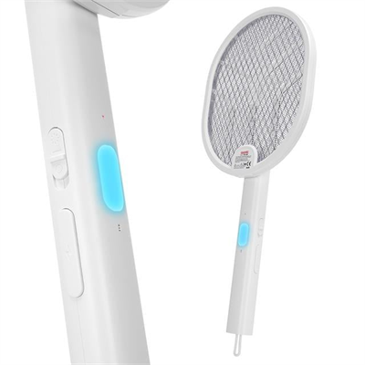 Asonic AS-A26 1200mAh 3000V Çıkış UV Işıklı Şarjli Katlanabilir Askılı Raket Sinek Öldürücü