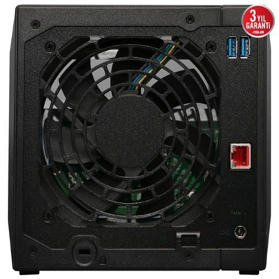 Asustor AS3304T V2 4Disk Yuvalı(4x22TB) Nas Cihazı  2GB DDR4, 2.5 GbE x 1, USB 3.2 x 3