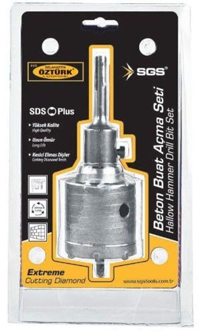 BETON BUAT AÇMA ADAPTÖRLÜ SET 85MM