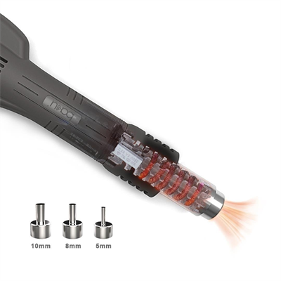 Baku BA-898A+ 550W Isı Ayarlı Üflemeli Dijital Havya İstasyonu Çift Led Ekranlı (Rapid Warming)