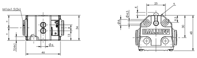 Balluff BNS01NN-BNS 819-B02-D08-40-11 Mekanik 2 konumlu Limit Switch