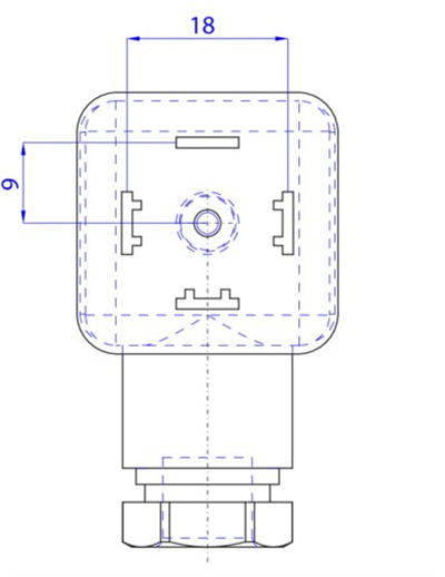 Bürkert 314802 Tip 2518 Form A DIN EN 175301-803 Kablo Soketi