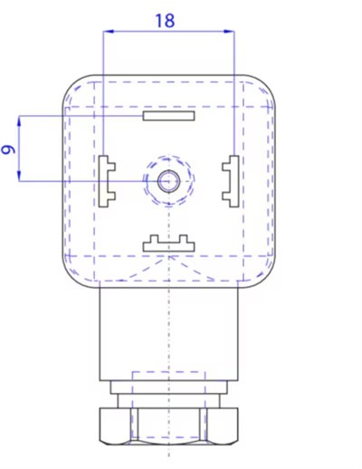 Burkert 314825 Tip 2518 Valf Soketi Ledli Varistörlü 200-240V AC/DC