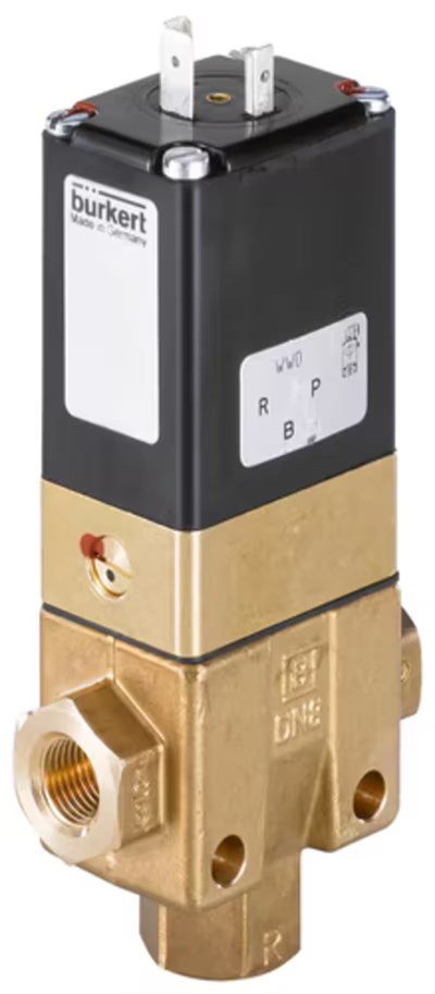 Bürkert 357605 Tip 6430 3/2 Yollu Solenoid Valf 230V