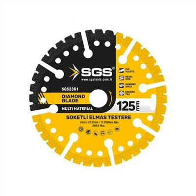 ÇOK AMAÇLI MULTI-MATERIAL ELMAS KESME DİSKİ 125 MM