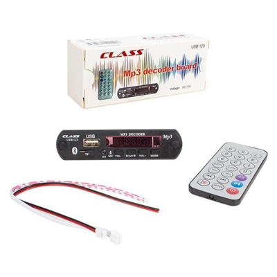 Class 12V SD-AF-VR Oto Teyp Mikrofonlu USB-SD Çevirici Digital Player Board USB-123
