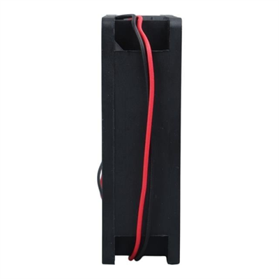 Class CF-241 DC12V 80x80x25mm Aksiyel Fan - 20cm Siyah-Kırmızı Güç Kablolu