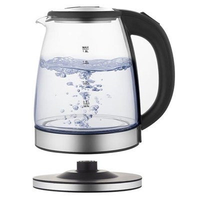 Crown CRW-7204 1500W 1.8 Litre Cam Hazneli Su Isıtıcı Mutfak Kettle