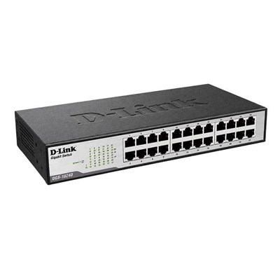D-Link DES-1024D 24 Port 10/100 Metal Kasa Switch