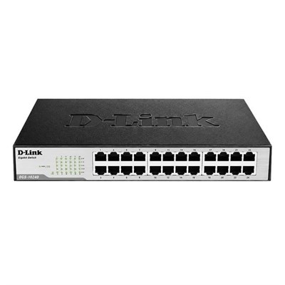 D-Link DES-1024D 24 Port 10/100 Metal Kasa Switch