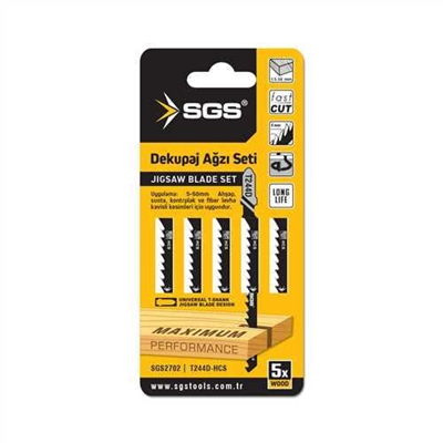 DEKUPAJ AĞZI AHŞAP T244D 5 Lİ SET