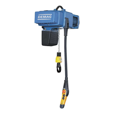 DEMAG Vinç Caraskal 77080200 elektrikli zincirli vinç DCS 5-500 VS H5, 500 kg taşıma kapasiteli, 380/415 V 50 Hz