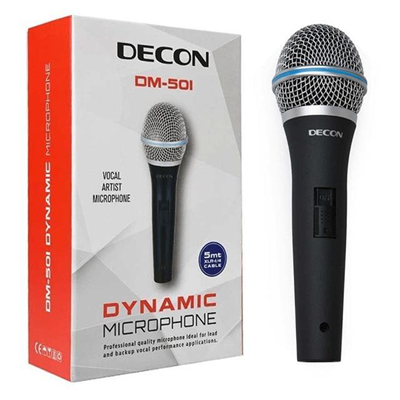 Decon DM-501 600 Ohm Kablolu EL Mikrofon