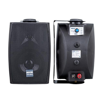 Dexun D-4T 10 CM 150 Watt 100 Volt 4 Siyah Trafolu Sütun Hoparlör (Komutatörlü)