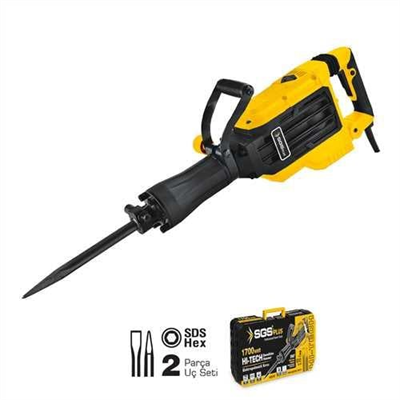 ELEKTROPNOMATİK KIRICI SDS HEX 1700 WATT 60 JOULES 16 KG