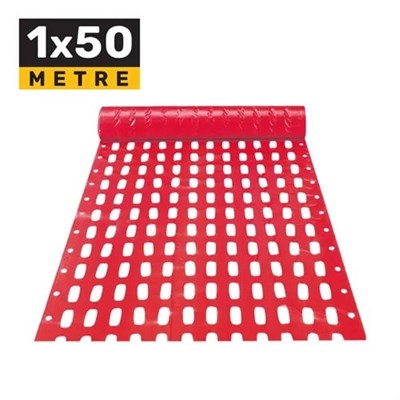 EMNİYET ALAN PERDESİ 1x50 MT. 40 Gr. KIRMIZI