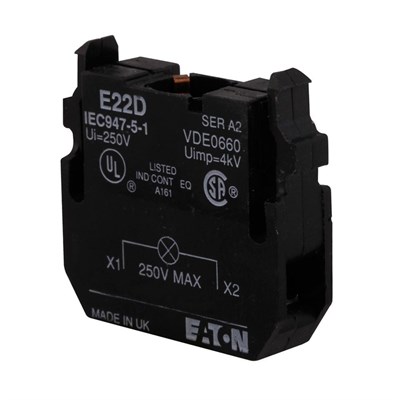 Eaton E22D 22,5 mm E22 Serisi Tam Gerilim Akkor Lamba Ünitesi
