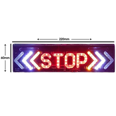Elektrikli İşaret Cihazı Oklu Stop Büyük