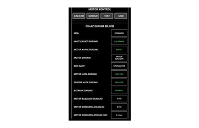 Esit WINDCON PC Prog. ve Mobil App Rüzgar Makinesi / Don Pervanesi İzleme ve Kontrol Uygulaması