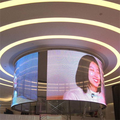 Esnek Transparan LED Ekran Flexible Transparent LED Sistem