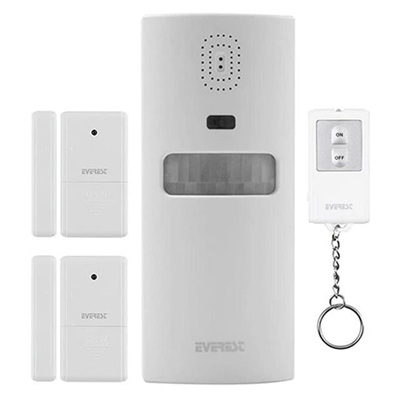 Everest EG-9830 PIR Kızılötesi Hareket Sensörlü Güvenlik Alarmı Uzaktan Kumandalı