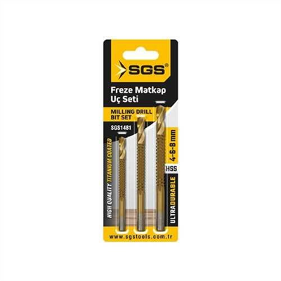 FREZE MATKAP UÇ SETİ 4-6-8 MM