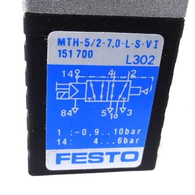 Festo 151700 MTH-5/2-7,0-L-S-VI | 5/2 Monostable Solenoid Valvf