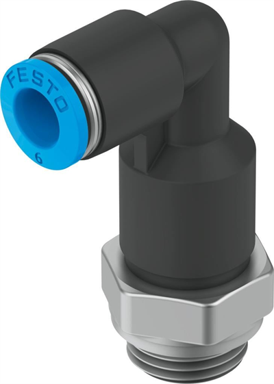 Festo 186127 L-Uzun-Çabuk Bağlantı Rakoru QSLL-G1/8-4
