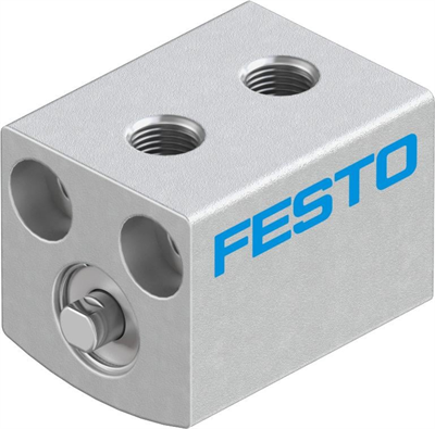 Festo 526897 ADVC-4-2,5-P | Kısa Stroklu Silindir | 4 mm Piston | 2.5 mm Strok | Çift Etkili | Standart Piston Mili