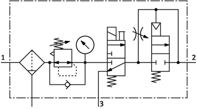 Festo 531101 Şartlandırıcı kombinasyonu MSB4-1/4:J1D1A1-WP