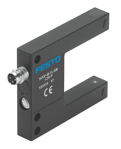 Festo 553553 SOOF-M-FL-SM-C30-P Çatal Sensör | PNP | IP67