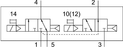 Festo 566473 VUVG-L10-T32H-AT-M7-1P3 Selenoid valf