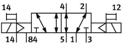 Festo 566491 VUVG-B10-B52-ZT-F-1P3 Selenoid valf