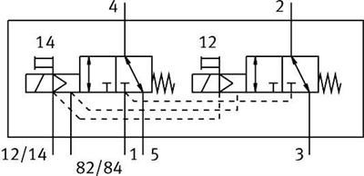 Festo 574364 VUVG-B10-T32C-MZT-F-1P3 Selenoid valf