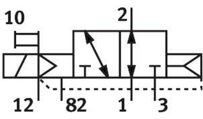 Festo 575258 VUVS-L20-M32U-AZD-G18-F7 Selenoid valf
