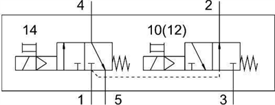 Festo 8031468 VUVG-L10-T32C-MT-M5-1R8L Selenoid valf