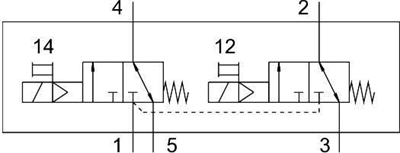 Festo 8031482 VUVG-L10-T32H-MT-M7-1R8L Selenoid valf