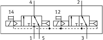 Festo 8042542 VUVG-LK10-T32C-AT-M5-1R8L-S Selenoid valf