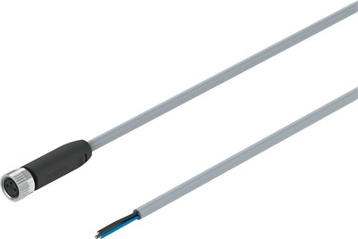 Festo 8078223 NEBA-M8G3-U-2.5-N-LE3 Bağlantı Kablosu