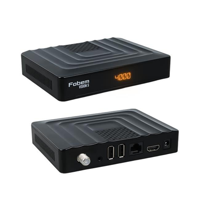 Fobem Vision S Hibrit Ses Komutlu Uydu Alıcılı Android 14 TV Box 4GB Ram 32GB Hafıza 1.5Ghz (Tunerli)