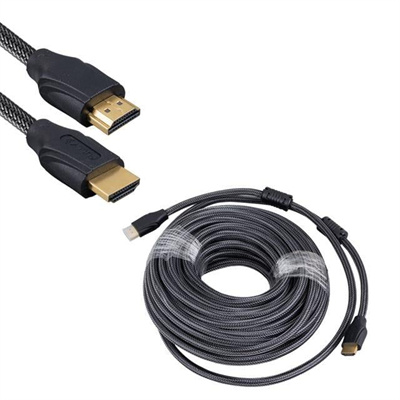 Fully G-507D 10 Metre Örgülü Gold Uçlu HDMI Kablo