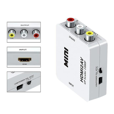 Fully G-573O HDMI To RCA Mini Model 1920x1080 Çevirici Konvertör