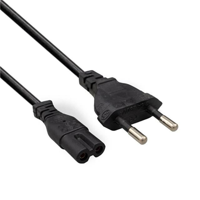 Fully M-1303E Siyah 1.5 Metre 2 Pin Teyp Kordon Fişi Cereyan Kablosu