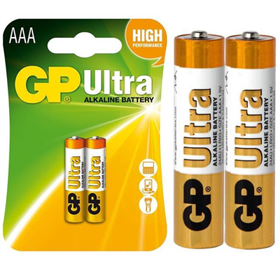 GP 24AU-2U2 Alkalin İnce AAA Kalem Pil 2li