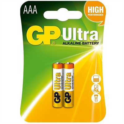 GP 24AU-2U2 Alkalin İnce AAA Kalem Pil 2li